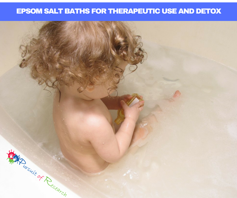 Epsom Salt Baths For Therapeutic Use And Detox