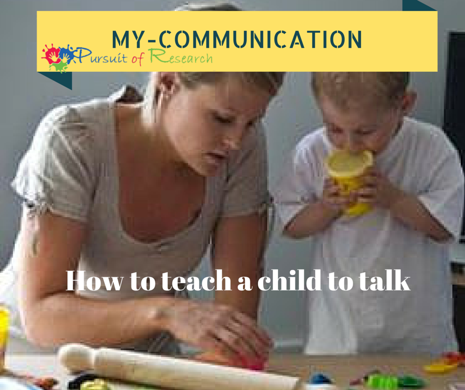 My Communication How To Teach A Child With Autism To Talk