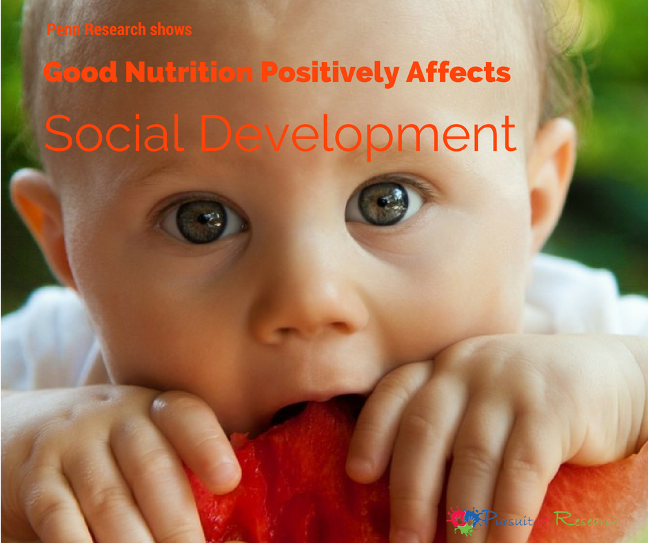 Good Nutrition Positively Affects Social Development, Penn Research Shows