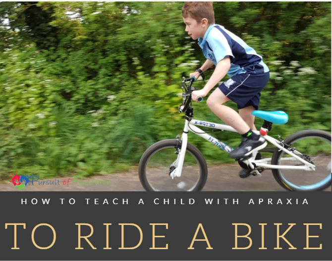 How to teach a child with apraxia to ride a bike