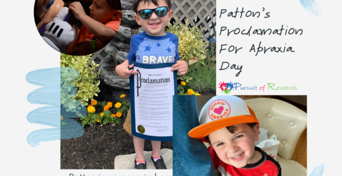 Patton’s Proclamation For Apraxia Day